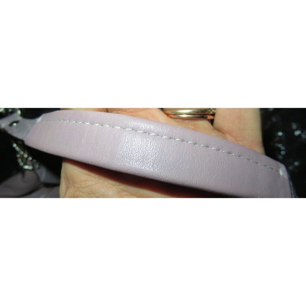 Coach 2012 Kristin Spectator Gorgeous Lavender Croc Embossed leather Hobo Crossb - Picture 9 of 15